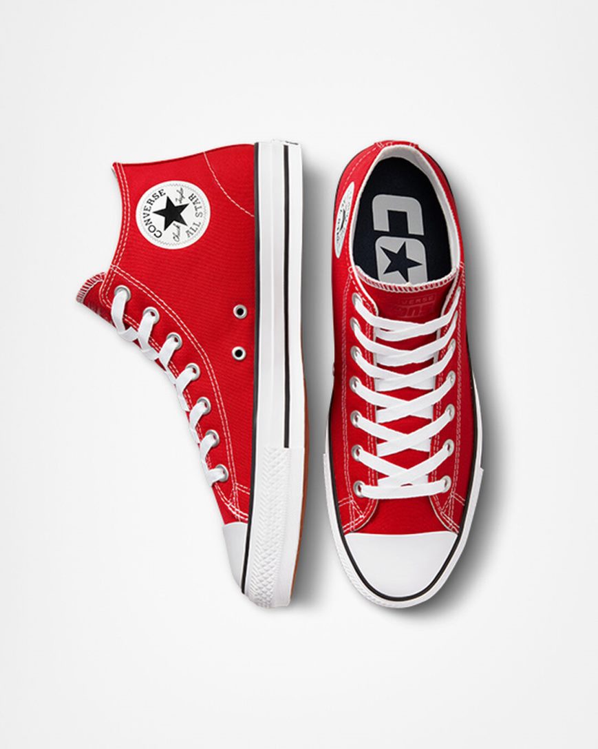 Women's Converse CONS Chuck Taylor All Star Pro Skate Shoes Red / White / Black | AU 80359I